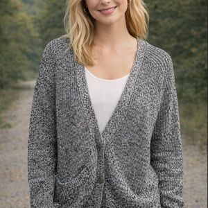 Levi's Charcoal Knit Cardigan
